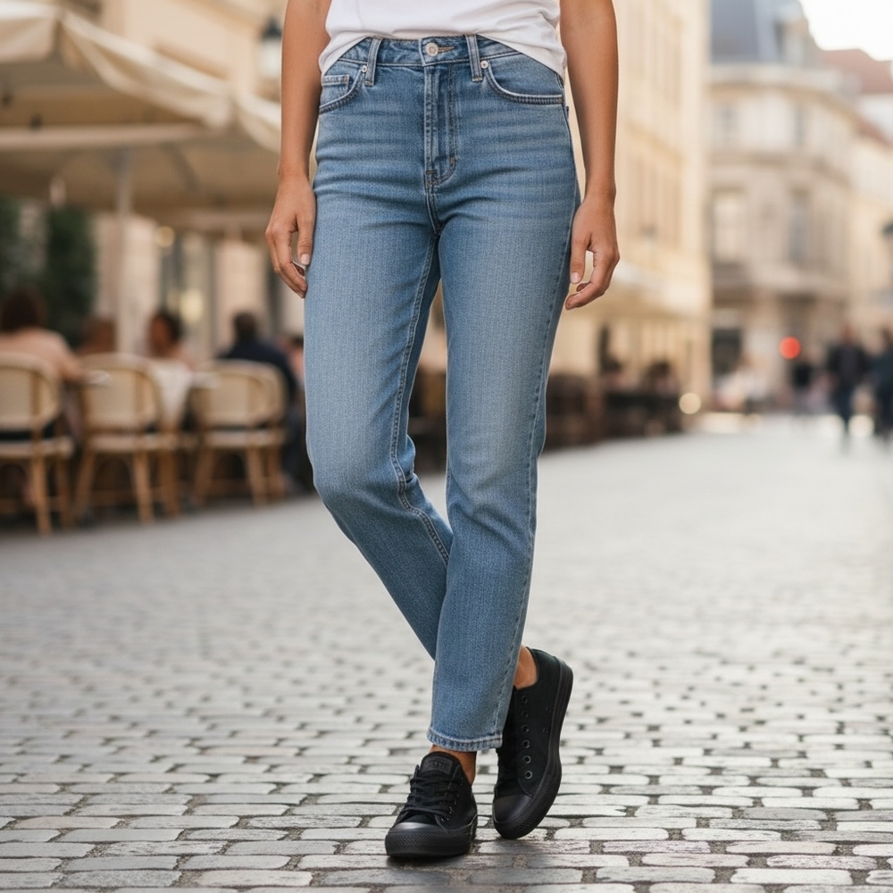 Converse Chuck Taylor All Star Men’s Slip-On Lace-Up Sneakers Black Size 6